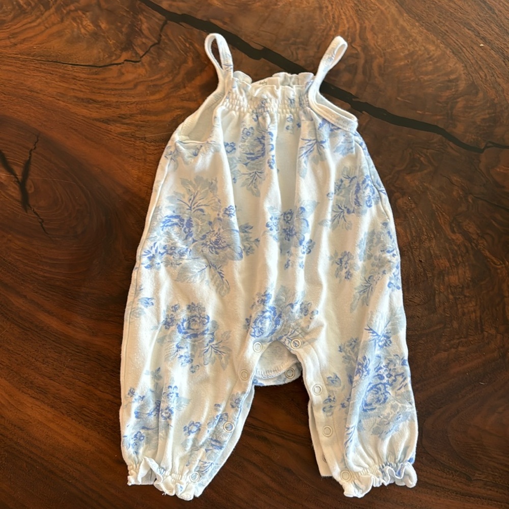 Laura Ashley romper 3-6 month